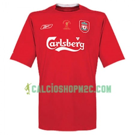 Liverpool Retro Maglia Prima 2005-2006 Manica Corta